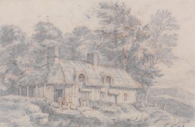 Cottage in Herefordshire by David Cox
